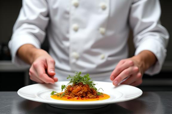 Lo Chef di DecoDine all'opera